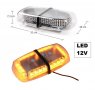 Сигнална жълта ЛЕД LED лампа с магнит 12-24V, снимка 1