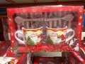 Комплект от 2 керамични чаши с лъжица, коледна тематика, опаковани в подходяща кутия, снимка 8
