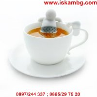 Силиконова цедка за чай Mr Tea, снимка 3 - Други - 26797331