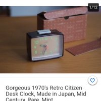 Винтидж часовникCITIZEN JAPAN, снимка 5 - Антикварни и старинни предмети - 32690143