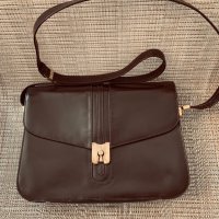 Стилна vintage чанта ALMADA  цвят тъмен шоколад, снимка 4 - Чанти - 37627048