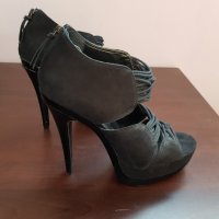Buffalo черни обувки на ток, снимка 4 - Дамски обувки на ток - 37659165