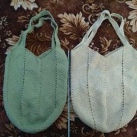Дамски чанти плетени на една кука, снимка 1 - Чанти - 28904537