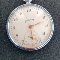 Джобен часовник - Молния - СССР - Рядък, снимка 1 - Джобни - 41627469