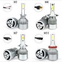 LED Лед диодни крушки Н1 Н4 Н7 Н8 Н9 H11 36W над150% по ярка светлина, снимка 5 - Аксесоари и консумативи - 26989171