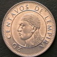 20 центаво 1991, Хондурас, снимка 1 - Нумизматика и бонистика - 28294597