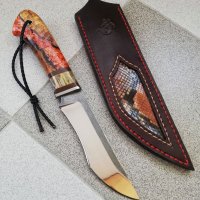 Ръчно изработен ловен нож от марка KD handmade knives ловни ножове, снимка 1 - Ножове - 39523881