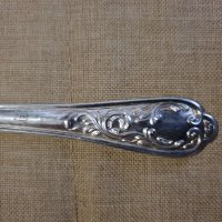 Италиански сребърен нож проба 800, снимка 2 - Антикварни и старинни предмети - 32808503
