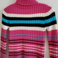 Красив и топъл пуловер с висока яка, снимка 5 - Блузи с дълъг ръкав и пуловери - 39037182