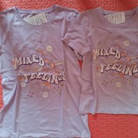 Тениски за мама и дъщеря! 100% памук!, снимка 2 - Тениски - 40685479