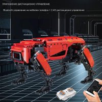 Електрическо куче робот за сглобяване - 936 части с дистаниционно управление, снимка 4 - Конструктори - 43424132