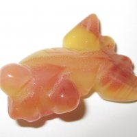 Ахат жълт естествен, Златна Риба, рибка 35 карата, снимка 4 - Колекции - 34929377
