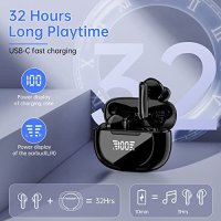 Нови Безжични слушалки Спортни с кутия за зареждане Earbuds за музика, снимка 3 - Bluetooth слушалки - 40247554