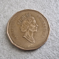 Монета. Канада . 1 долар . 1990 г., снимка 2 - Нумизматика и бонистика - 44857116