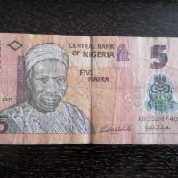 Банкнота - Нигерия - 5 наира | 2009г., снимка 1 - Нумизматика и бонистика - 27774140