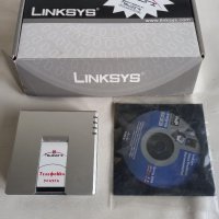 Интернет телефонен адаптер с диск LINKSYS/NetWorx, снимка 1 - Мрежови адаптери - 33238118