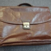 Оригинална кожена мъжка чанта KATANA,Франция. , снимка 2 - Чанти - 27968814