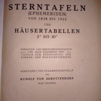 Стара астрологическа книга на немски език 1921 г., снимка 3 - Други - 37199827