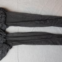 M/L черни чорапи за жартиери с дантела и ликра, снимка 1 - Бельо - 39460356