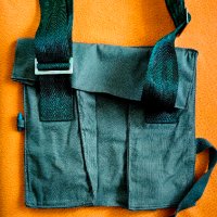 Брезентова военна чанта от противогаз, снимка 3 - Чанти - 43725494