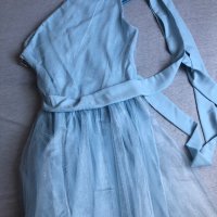 Светло синя рокля MegZ, XS размер, снимка 13 - Рокли - 37358889