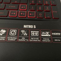 Acer Nitro 5 геймърски лаптоп, снимка 2 - Лаптопи за игри - 43410523
