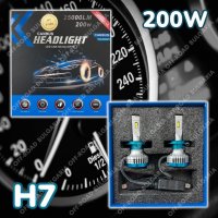 LED Диодни крушки H7 200W 12-24V +300%, снимка 2 - Аксесоари и консумативи - 40210760