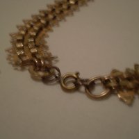 рядак  възрожденски накит от дубле с пандетев сърце, снимка 9 - Антикварни и старинни предмети - 35196588