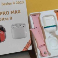 Промоция Комплект Smart часовник + TWS слушалки W26 Pro Max ULTRA, снимка 2 - Смарт гривни - 43313308