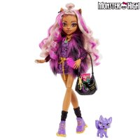 Оригинална кукла Monster High™ Кукла Clawdeen Wolf™с домашен любимец и аксесоари / Вълк , снимка 3 - Кукли - 42972411