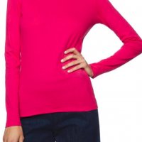 Дамска блуза в цвят фуксия, снимка 1 - Блузи с дълъг ръкав и пуловери - 28110269