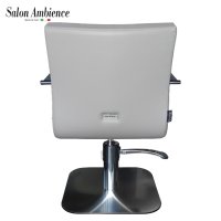 Професионален италиански стол Salon Ambience, Melissa - светлосив, снимка 5 - Фризьорски столове - 36714201