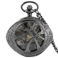 Нов Джобен часовник черен око фентъзи магьоснически символи, снимка 1 - Джобни - 37288103