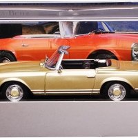 Mercedes-Benz 230 SL pagoda Cabriolet w113 1963 - мащаб 1:43 на Atlas модела е нов PVC дисплей-кейс, снимка 3 - Колекции - 28461640