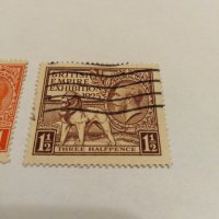 Пощенска марка 2бр Великобритания - 1925, снимка 3 - Филателия - 43336094