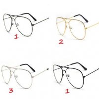 Аviator ново дамски очила стъкла без диоптър защита UV400 ниска цена, снимка 6 - Слънчеви и диоптрични очила - 27923256