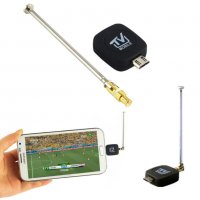 Цифров тунер с антена за телевизия, за телефон, таблет, смартфон, за андроид приемник за android  , снимка 1 - Приемници и антени - 32736798