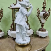 Красива антикварна колекционерска италианска фигура статуетка от порцелан , снимка 2 - Статуетки - 43669927