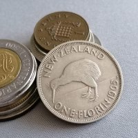 Монета - Нова Зеландия - 1 флорин | 1965г., снимка 1 - Нумизматика и бонистика - 43055672