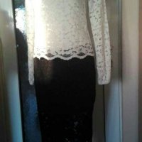 Пола и блуза от дантела❤🍀🌷S,M❤🍀🌷арт.1103, снимка 1 - Комплекти - 32845073