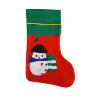 2095 Декоративен коледен чорап за подаръци с картинка, снимка 4 - Декорация за дома - 32715476