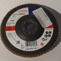 Ламелен диск Bosch X431 ф125х22,23, Р40, код:2608603716, снимка 5 - Други инструменти - 33529842