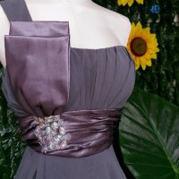 официална бална абитуриентска рокля в  металик, снимка 5 - Рокли - 30255908