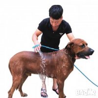 Подвижен душ с четка за къпане на домашни любимци – Pet Bathing Tool , снимка 5 - Други стоки за животни - 28903329