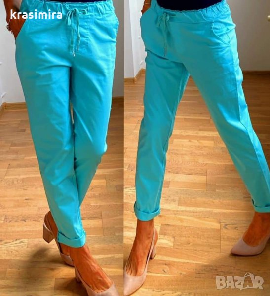 Нови панталони в синьо с размери М, Л, ХЛ, 2ХЛ, 3ХЛ. , снимка 1