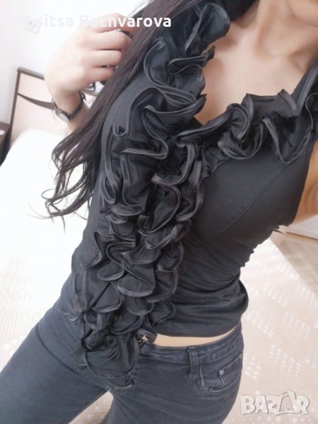 Черен топ, S размер, снимка 1
