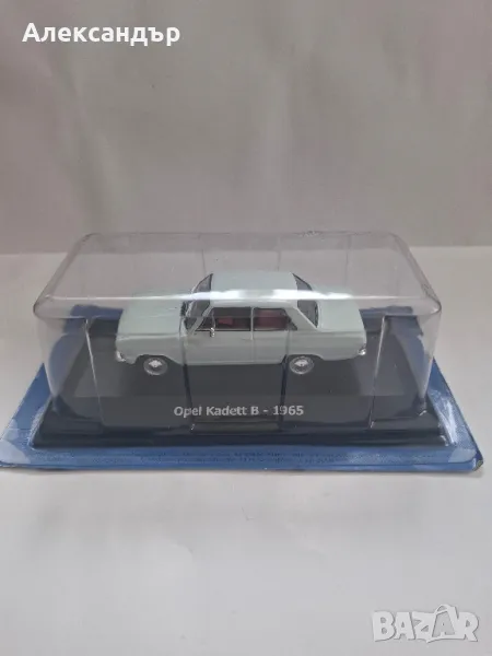 Opel Kadett B - 1965 на Hachette в мащаб 1:43 играчка количка модел, снимка 1