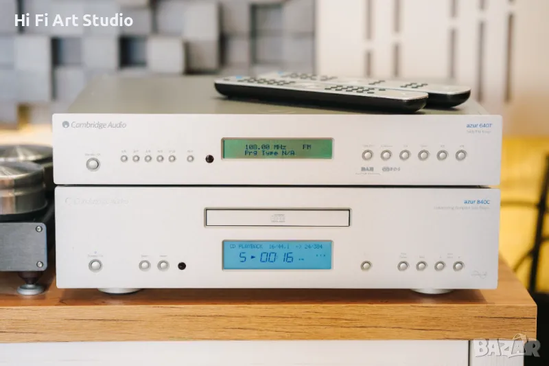 Cambridge Audio 840C + 640T – Висок клас CD плейър/2хDAC/XLR и DAB/FM тунер, снимка 1