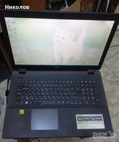 Лаптоп Acer Aspire ES1-731 ES17 17.3 инча на части, снимка 1