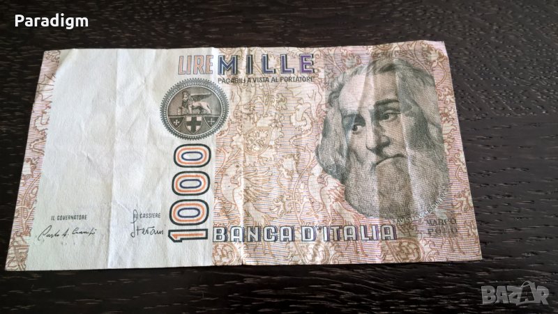 Банкнота - Италия - 1000 лири | 1982г., снимка 1